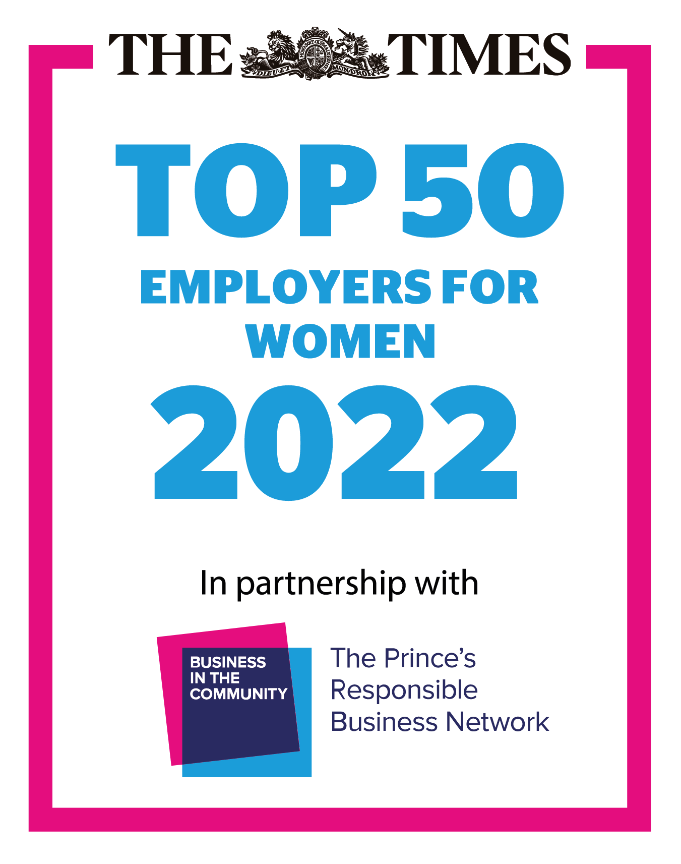 The Times Top 50 Employers For Women 2022