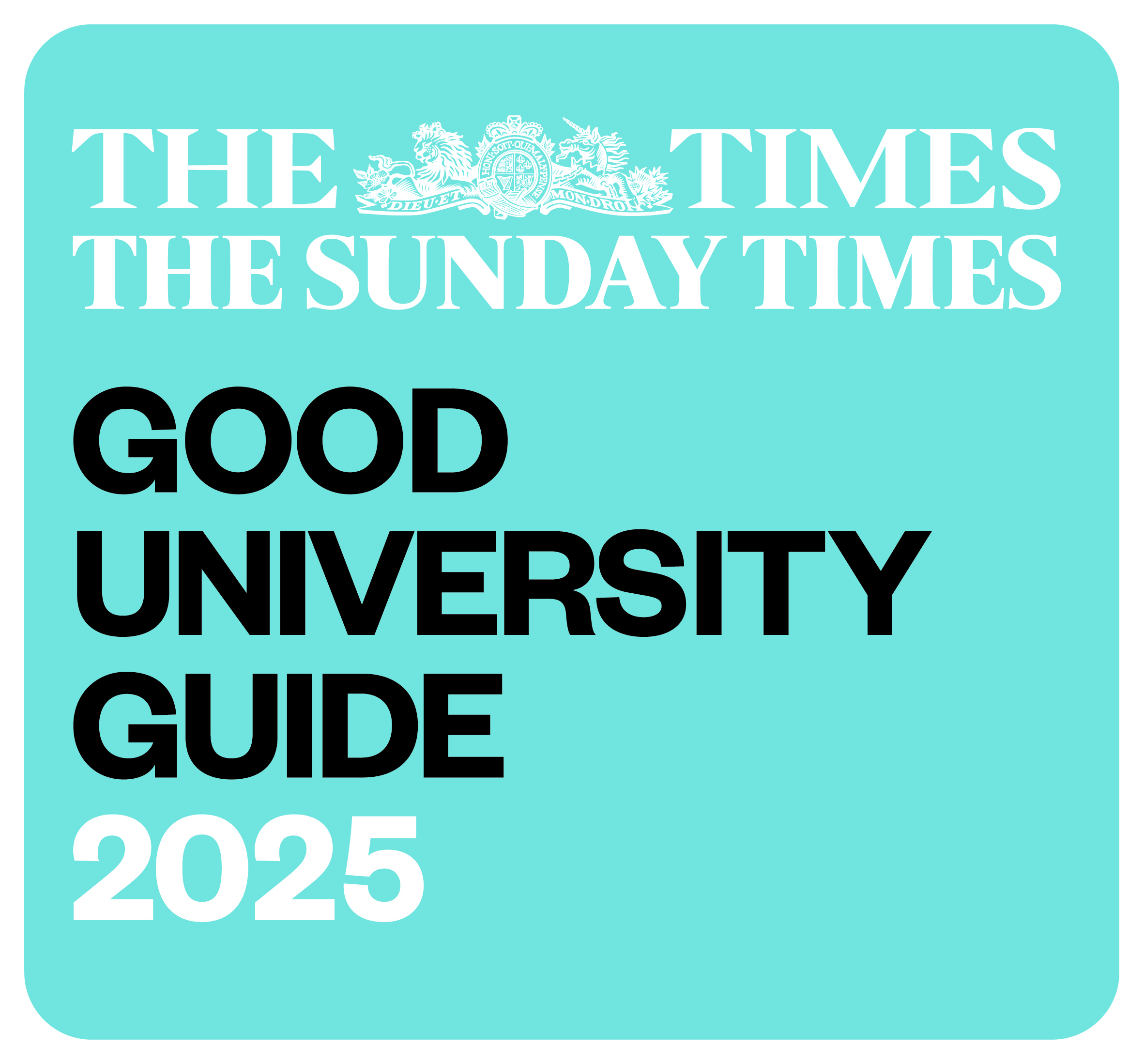 The Times and Sunday Times Good University Guide 2025